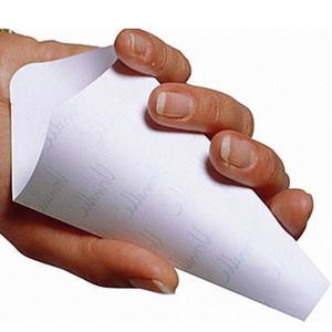 Plastuit papier en afbreekbaar