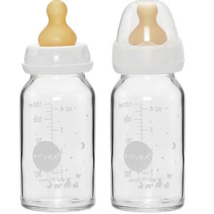 Hevea Babyfles Melkfles Glas